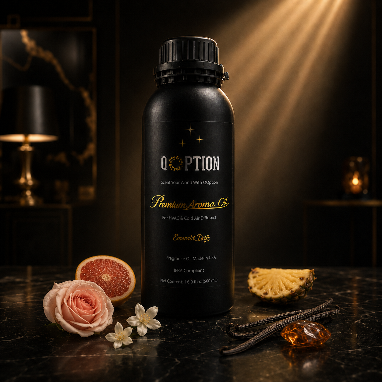 Emerald Drift Luxury Hotel-Inspired Fragrance Oil - QOption Essence