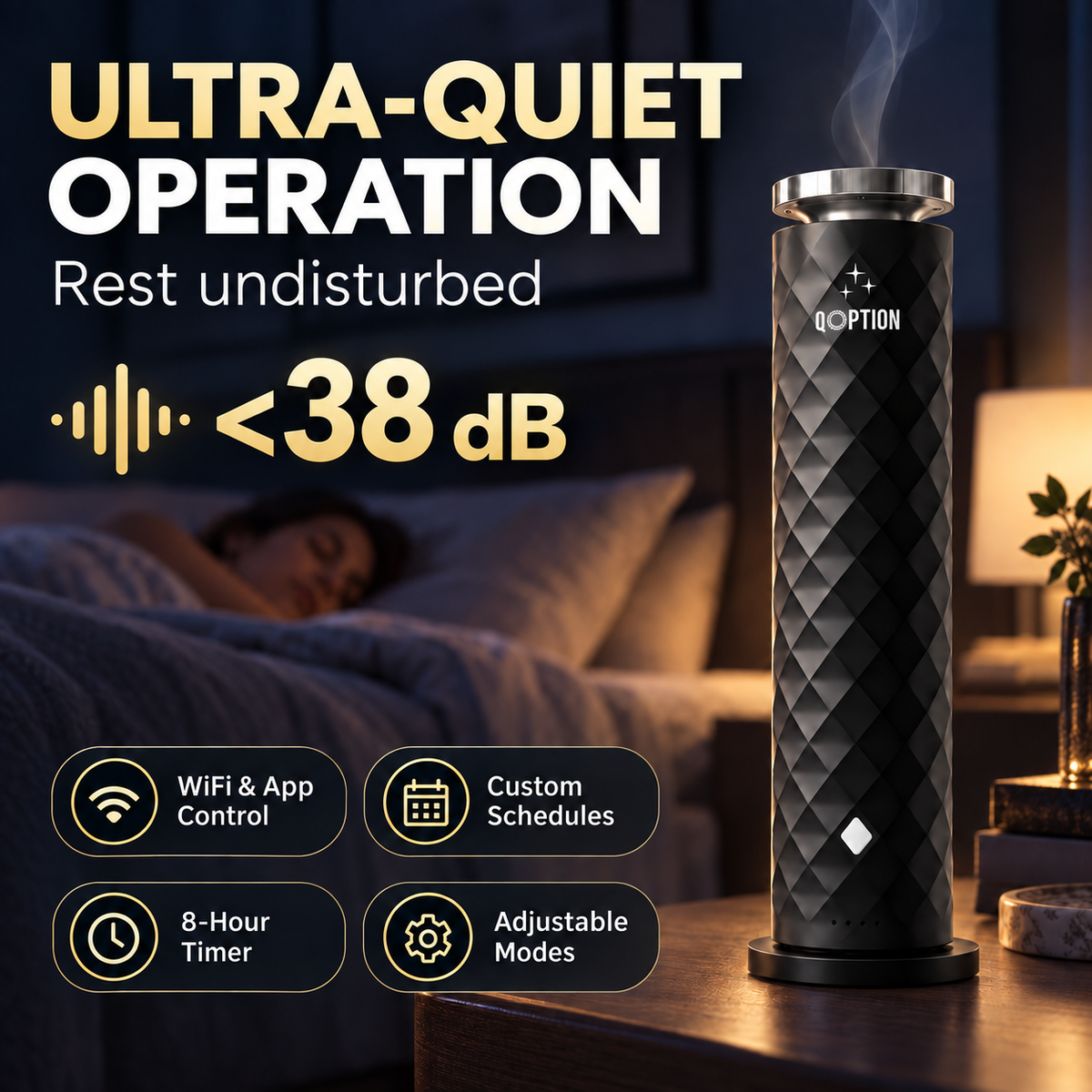 QOPTION Smart Aroma Diffuser for Home and Office