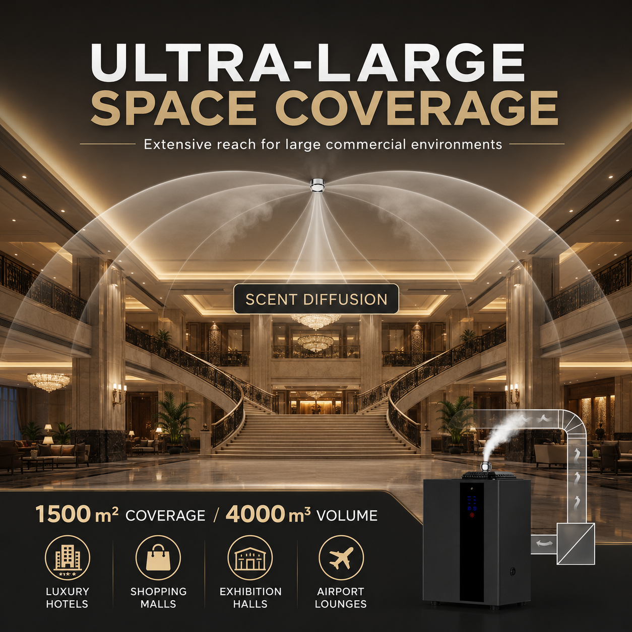 QA1000 Scent Diffuser - view 3