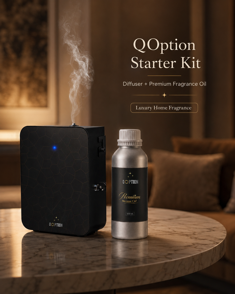 Luxury HVAC Aroma Diffuser Starter Kit | QX300 – QOption Essence