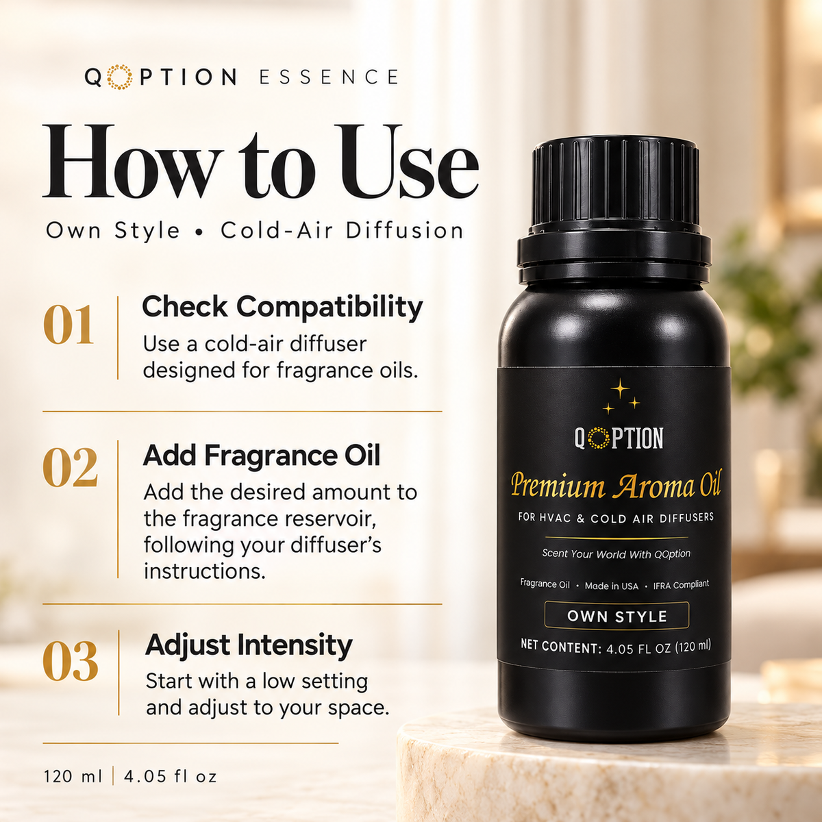 QPD10 Smart Diffuser Kit + 4 oz Fragrance Oil