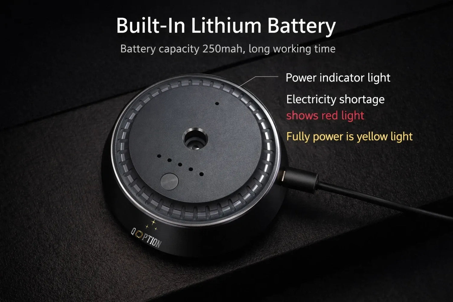 QOP-C1 Luxury Car Aroma Diffuser - USB Rechargeable Air Freshener