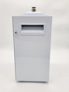 QOption Essence QA1000 Pro commercial HVAC scent diffuser in a sleek white metal finish for professional spaces